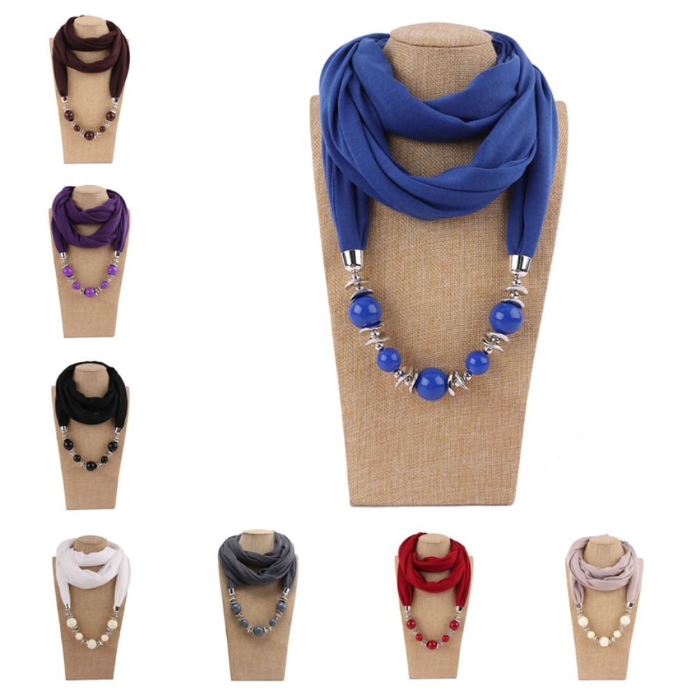 Nowy szalik z szyfonu z korali – Infinity Scarf Knit recenzja i cena