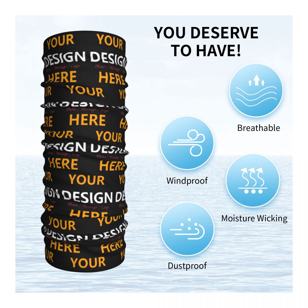 Spersonalizuj swój wzór tutaj  – Neck Warmer Tube recenzja i cena