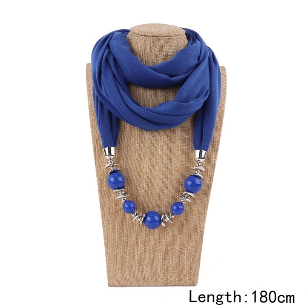 Nowy szalik z szyfonu w jednol – Infinity Scarf Knit recenzja i cena