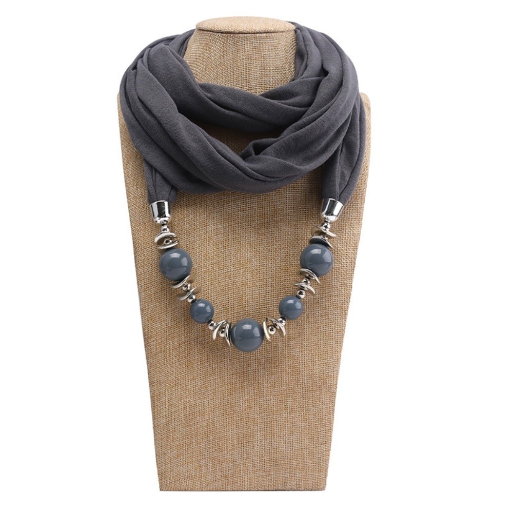 Modny szalik z szyfonu, naszyj – Infinity Scarf Knit recenzja i cena